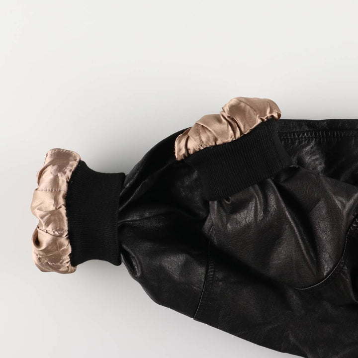 EASTWOOD Vintage Swing Top Padded Leather Blouson, Men's XL genuine leather black type Vintage Second Hand