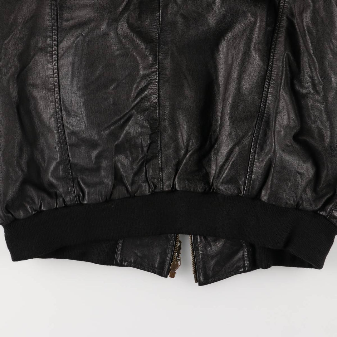 EASTWOOD Vintage Swing Top Padded Leather Blouson, Men's XL genuine leather black type Vintage Second Hand