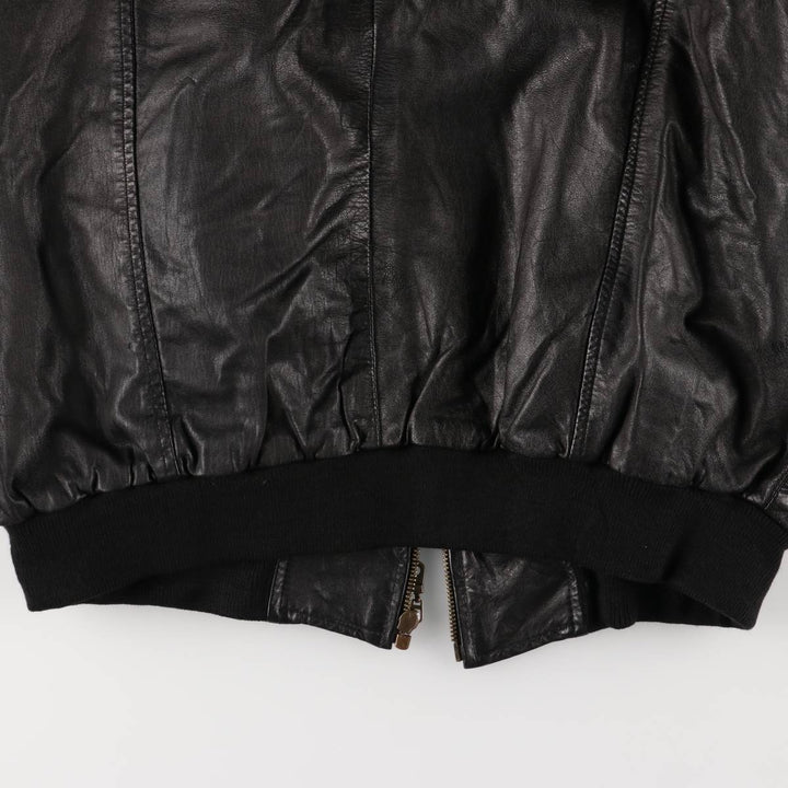 EASTWOOD Vintage Swing Top Padded Leather Blouson, Men's XL genuine leather black type Vintage Second Hand