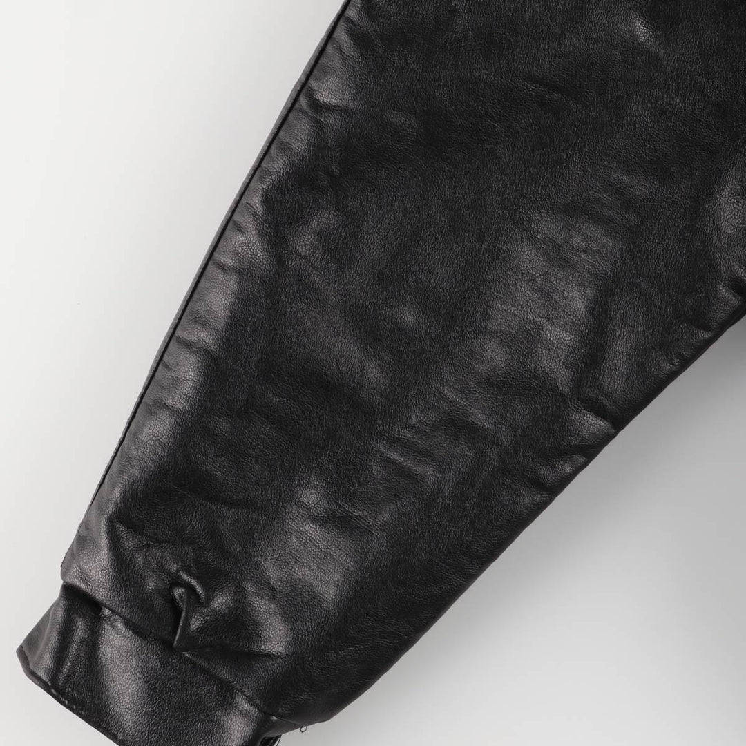 PARTNERS Men's Vintage Leather Flight Jacket, Size XL unclear black type Vintage Second Hand