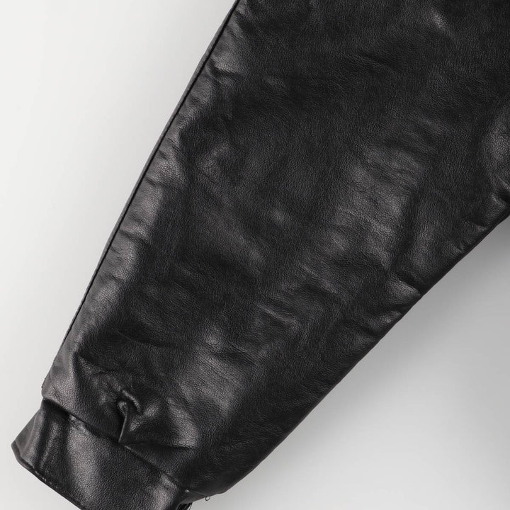 PARTNERS Men's Vintage Leather Flight Jacket, Size XL unclear black type Vintage Second Hand