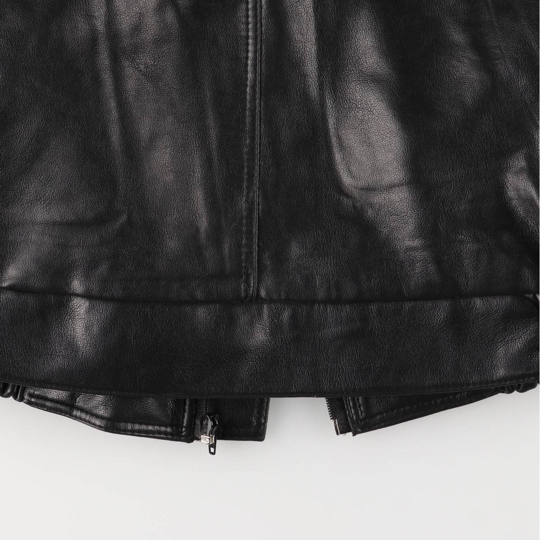 PARTNERS Men's Vintage Leather Flight Jacket, Size XL unclear black type Vintage Second Hand