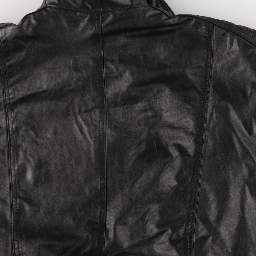 90'S - Wilsons Leather Vintage Leather Flight Jacket, Men's XL genuine leather black type Vintage Second Hand