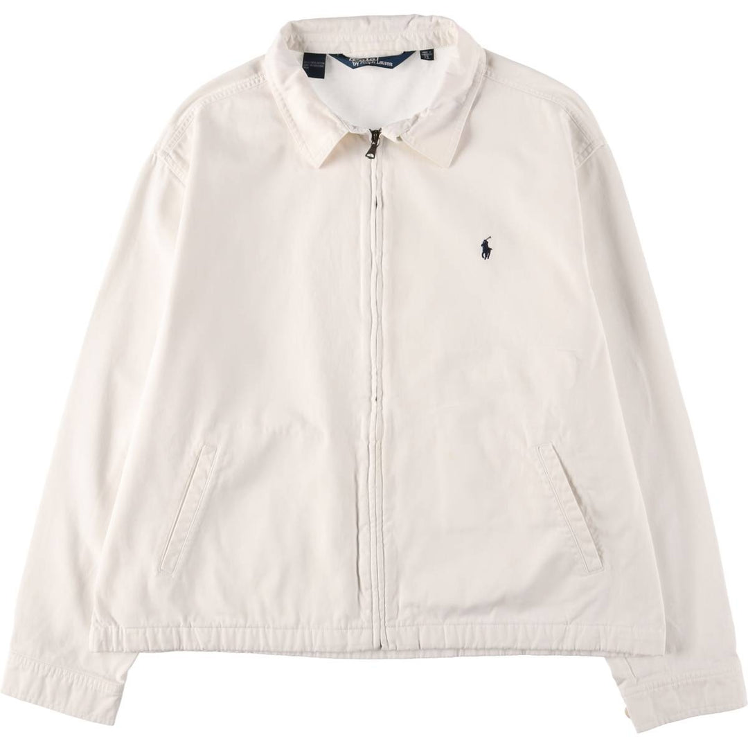 Ralph Lauren POLO by Ralph Lauren Swing Top Sports Jacket Men's XL cotton white type Vintage Second Hand