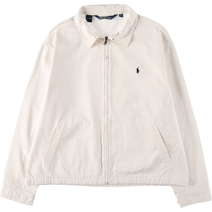 Ralph Lauren POLO by Ralph Lauren Swing Top Sports Jacket Men's XL cotton white type Vintage Second Hand