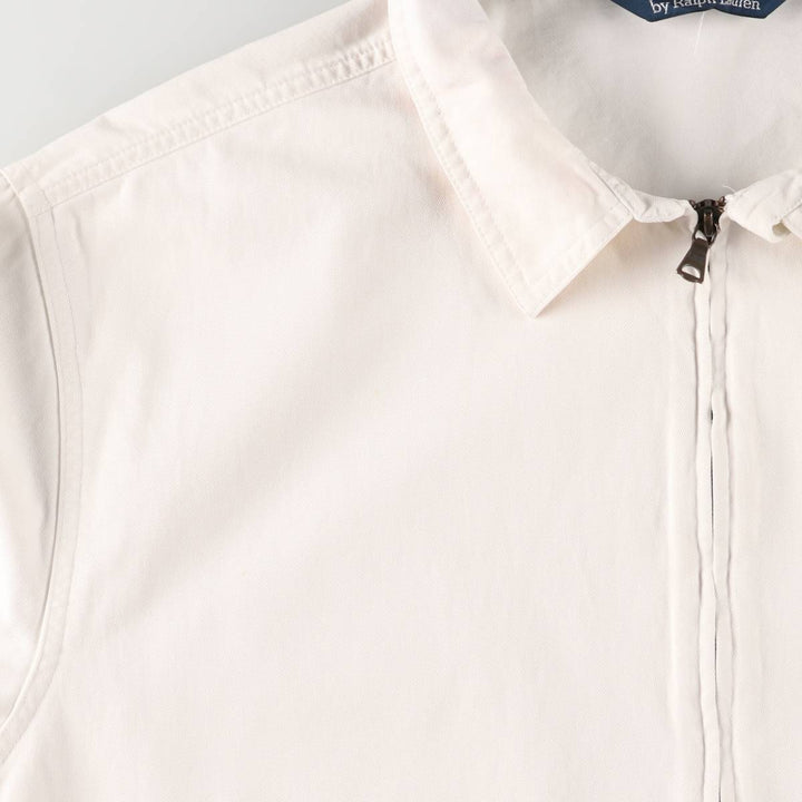 Ralph Lauren POLO by Ralph Lauren Swing Top Sports Jacket Men's XL cotton white type Vintage Second Hand