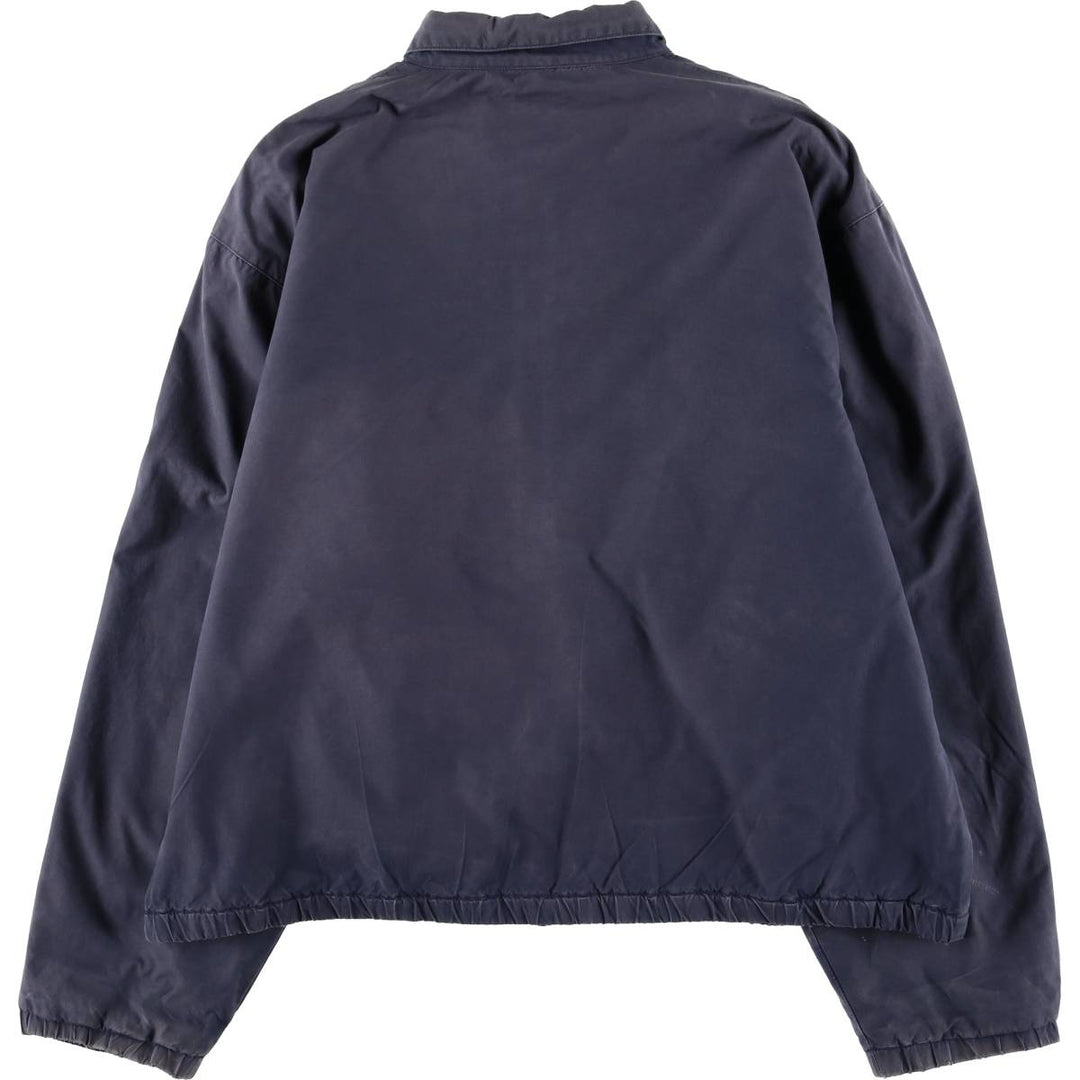 90'S Ralph Lauren POLO by Ralph Lauren Swing Top Sports Jacket Made in USA Men's XL cotton navy blue type Vintage Second Hand