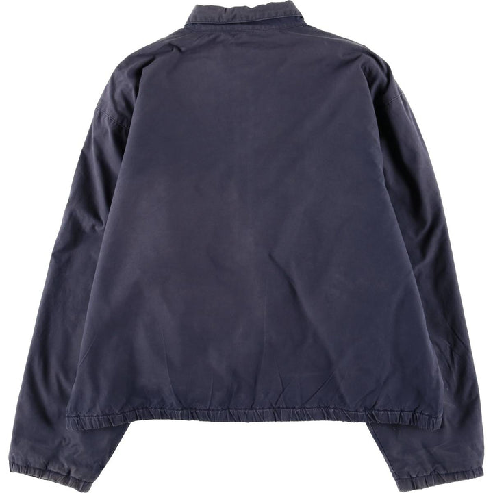 90'S Ralph Lauren POLO by Ralph Lauren Swing Top Sports Jacket Made in USA Men's XL cotton navy blue type Vintage Second Hand