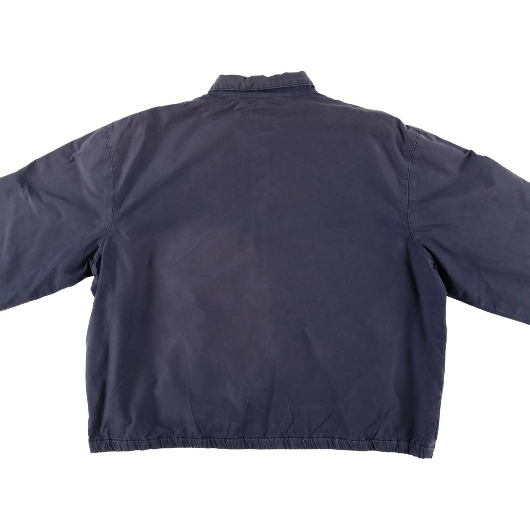90'S Ralph Lauren POLO by Ralph Lauren Swing Top Sports Jacket Made in USA Men's XL cotton navy blue type Vintage Second Hand