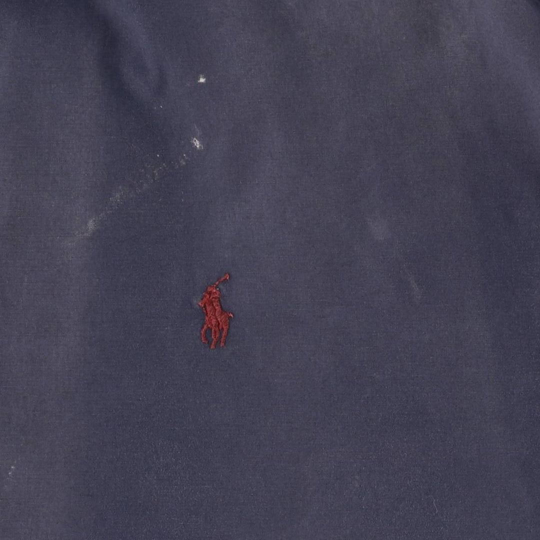 90'S Ralph Lauren POLO by Ralph Lauren Swing Top Sports Jacket Made in USA Men's XL cotton navy blue type Vintage Second Hand