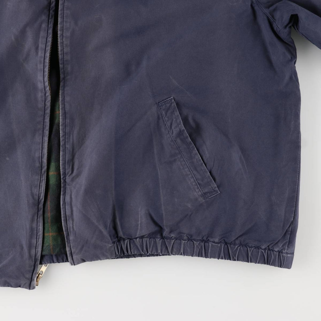 90'S Ralph Lauren POLO by Ralph Lauren Swing Top Sports Jacket Made in USA Men's XL cotton navy blue type Vintage Second Hand