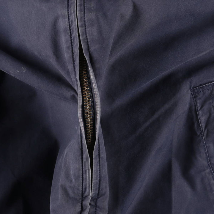 90'S Ralph Lauren POLO by Ralph Lauren Swing Top Sports Jacket Made in USA Men's XL cotton navy blue type Vintage Second Hand