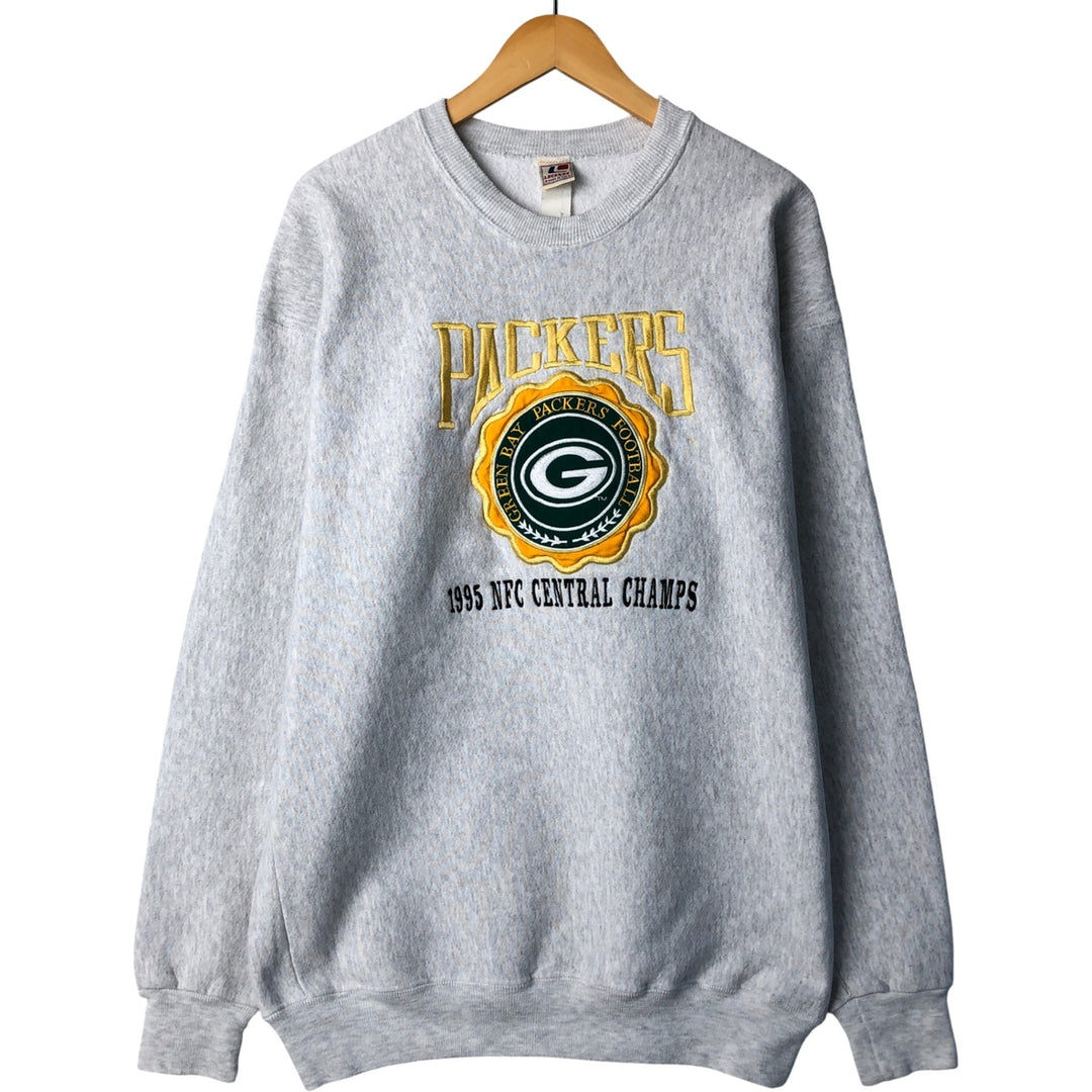 90'S LEGENDS NFL GREEN BAY PACKERS Sweatshirt, Made in USA, Men's Size XL unclear gray type Vintage Second Hand