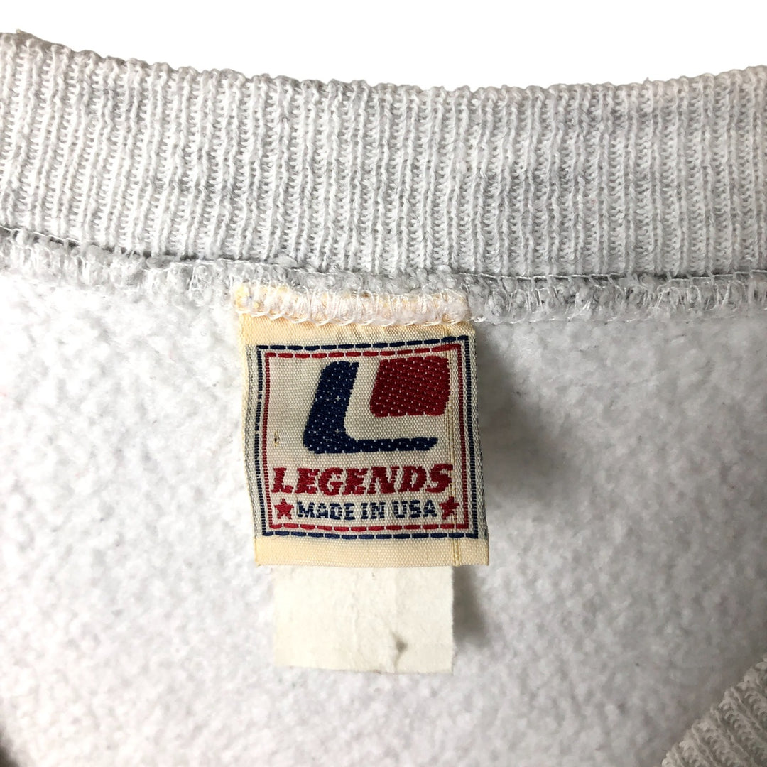 90'S LEGENDS NFL GREEN BAY PACKERS Sweatshirt, Made in USA, Men's Size XL unclear gray type Vintage Second Hand
