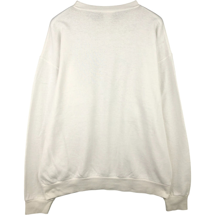 PLANET HOLLYWOOD Advertising Sweatshirt, Made in USA, Men's Size L cotton white type Vintage Second Hand