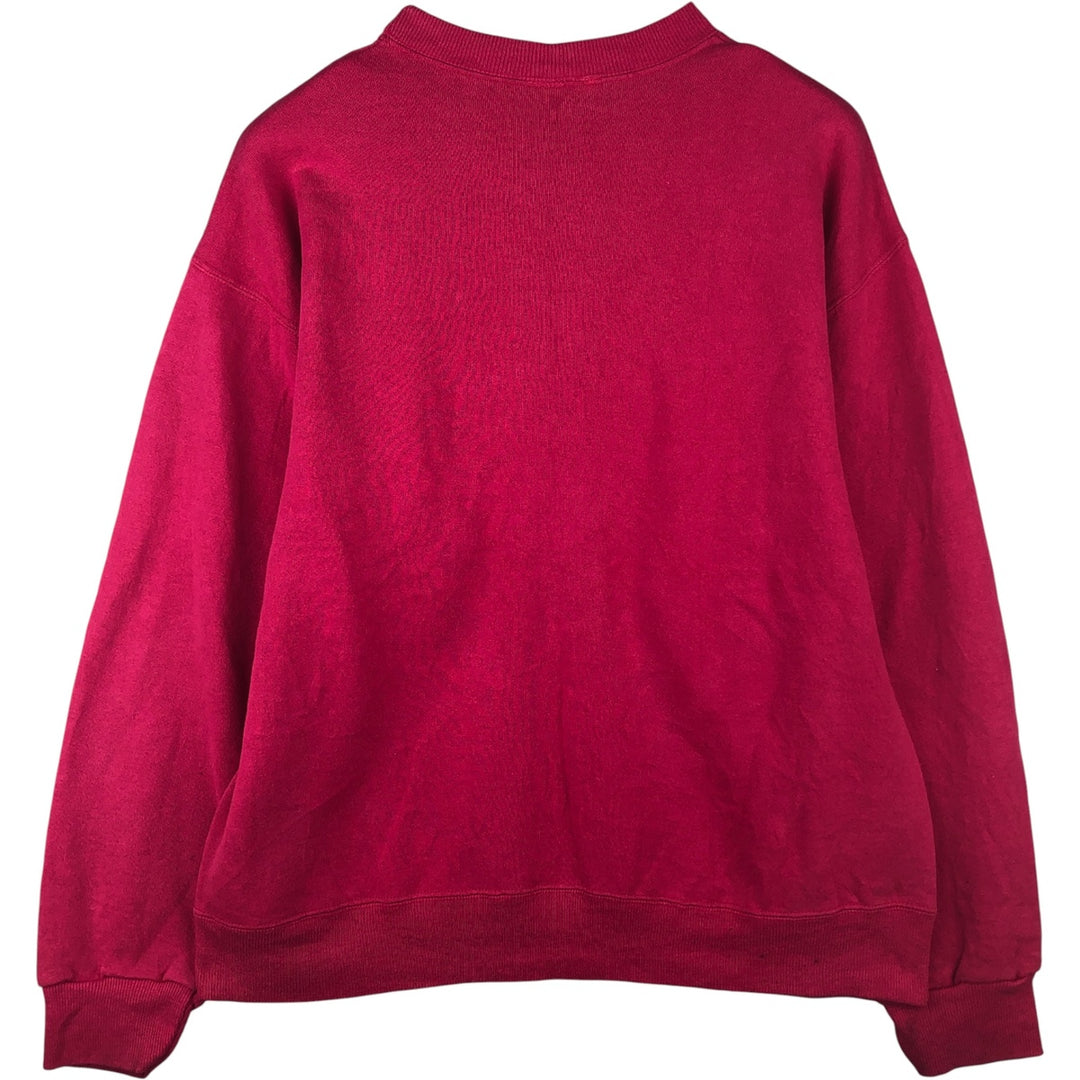 90'S Planet Hollywood Advertising Sweatshirt, Made in USA, Men's XL unclear pink type Vintage Second Hand