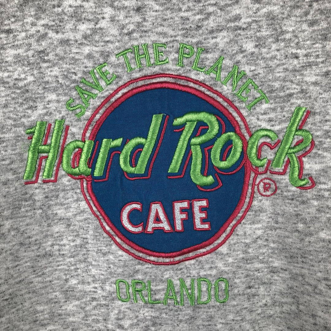 SANTEE SWEATS Hard Rock Cafe Advertising Sweatshirt, Made in USA, Men's XL cotton white type Vintage Second Hand