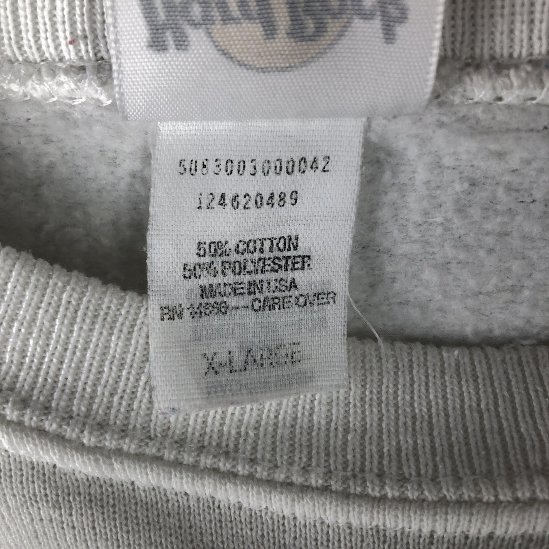 Hard Rock Cafe Advertising Sweatshirt, Made in USA, X-LARGE, Men's XL cotton white type Vintage Second Hand