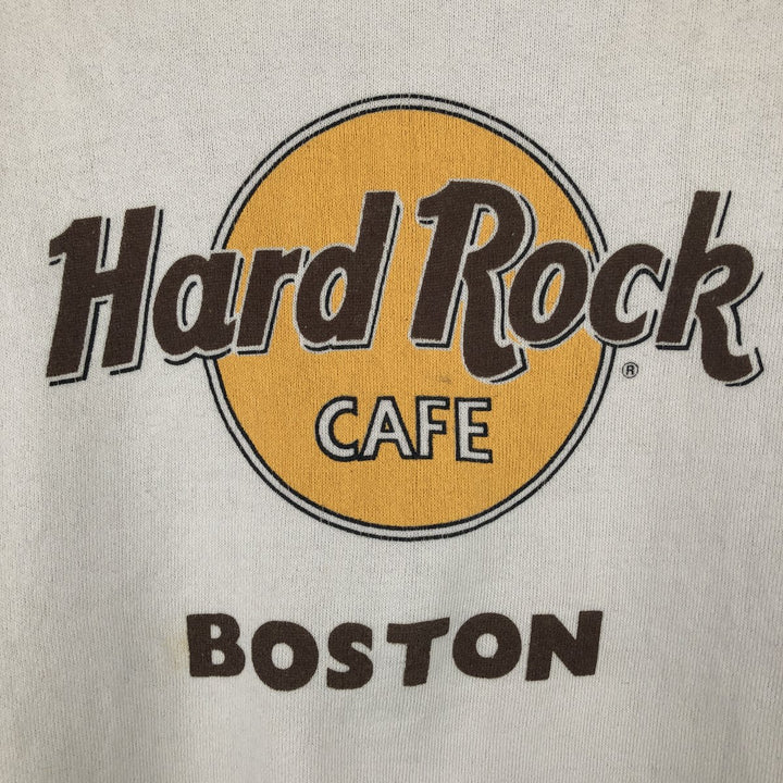 Hard Rock Cafe Advertising Sweatshirt, Made in USA, X-LARGE, Men's XL cotton white type Vintage Second Hand