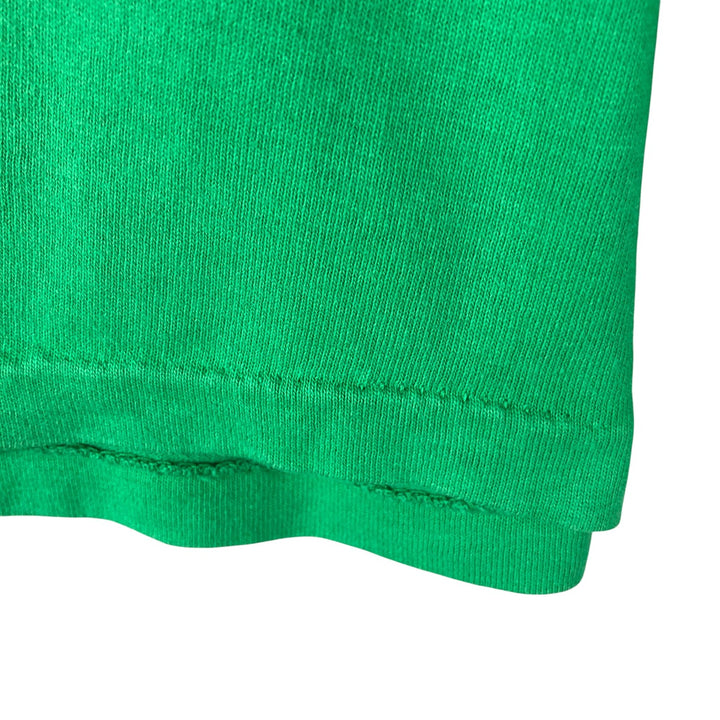 Long T-shirt, Men's XXL cotton green type Vintage Second Hand