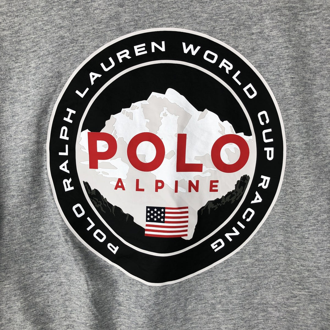 Ralph Lauren POLO RALPH LAUREN Long T-shirt Long T Men's M size cotton gray type Vintage Second Hand