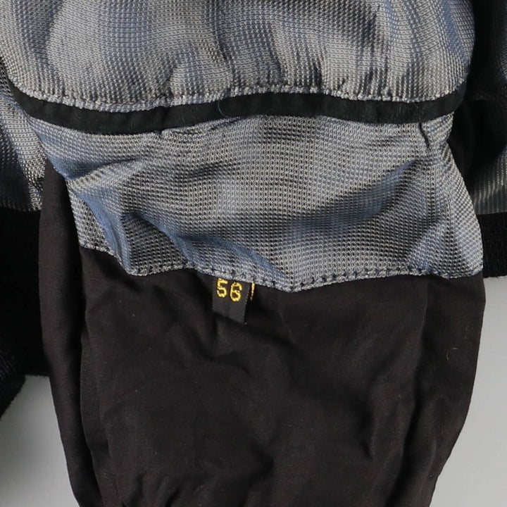 STRIWA LEATHER Suede Leather Blouson (Men's XXXXL) Genuine Leather Suede Leather black type Vintage Second Hand