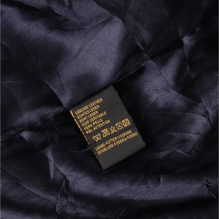 Oversized S and A suede leather jacket, men's size XXXL Genuine Leather Suede Leather navy blue type Vintage Second Hand