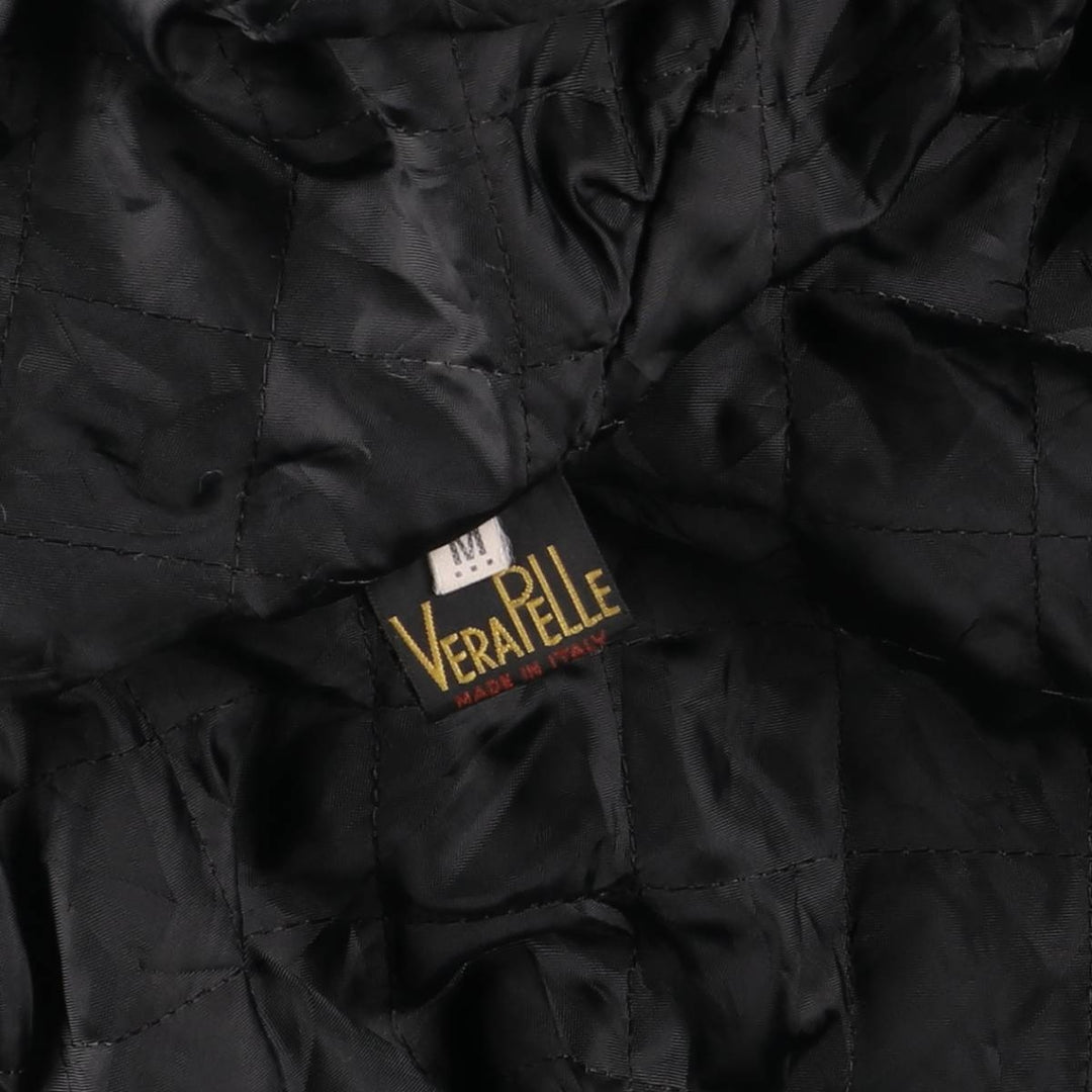 OUTFIT GARMENT suede leather jacket, made in Italy, men's size M unclear Khaki type Vintage Second Hand