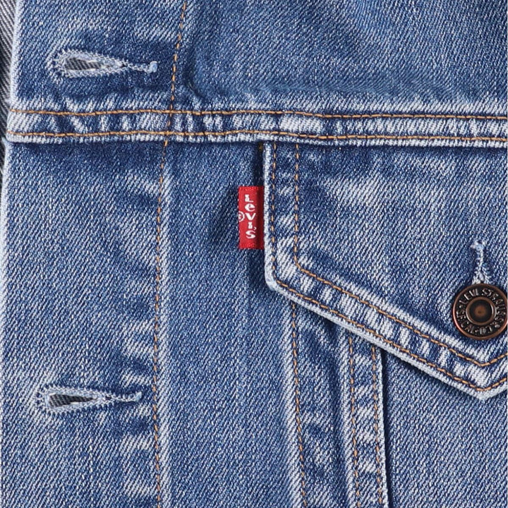 2000'S Levi's 70500-0414 Euro Model Denim Jacket, Men's Size L cotton blue type Vintage Second Hand