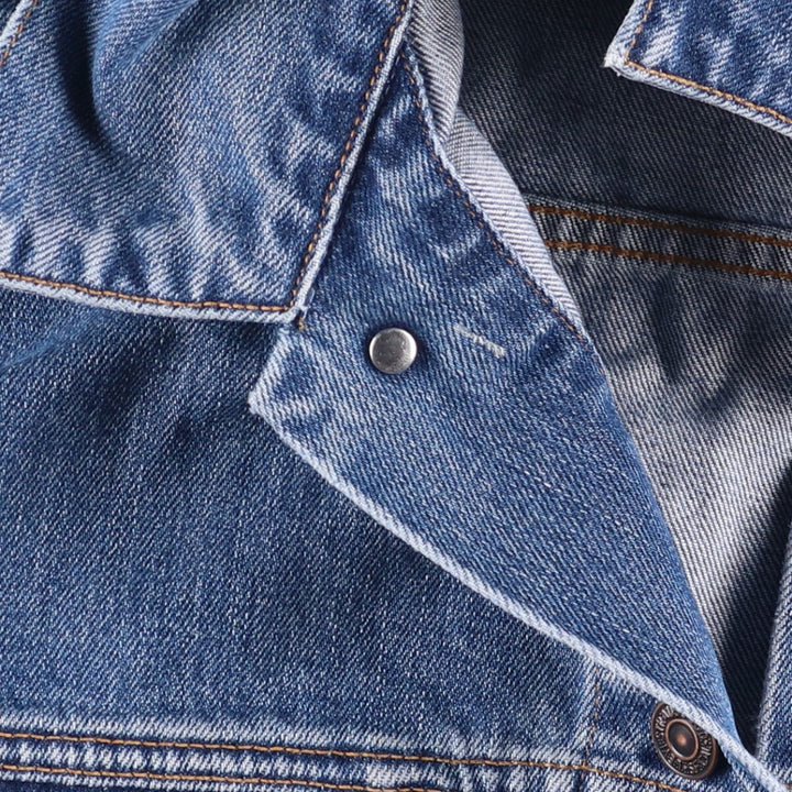 2000'S Levi's 70500-0414 Euro Model Denim Jacket, Men's Size L cotton blue type Vintage Second Hand