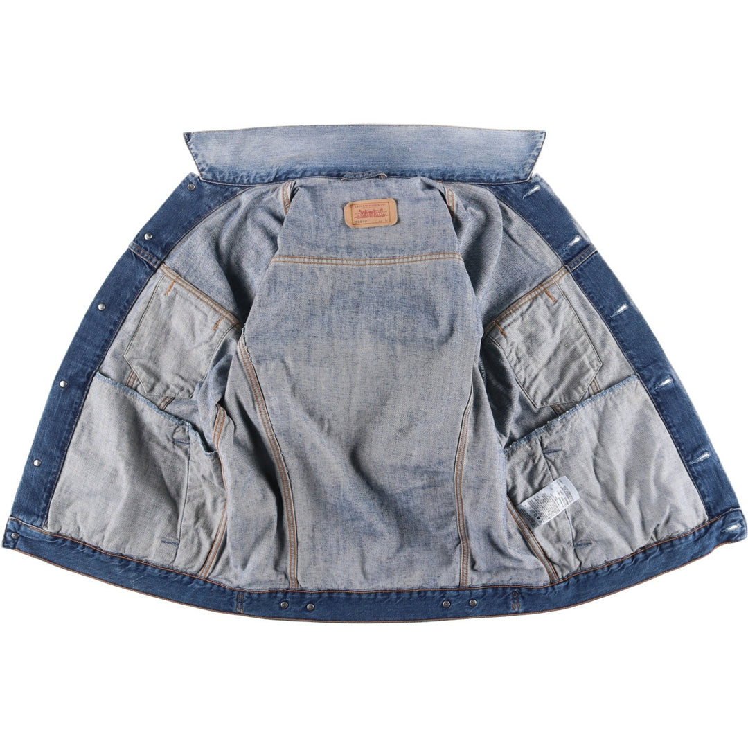 2000'S Levi's 72510-0006 Euro Model Denim Jacket, Men's Size L cotton blue type Vintage Second Hand