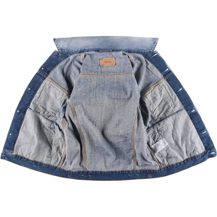 2000'S Levi's 72510-0006 Euro Model Denim Jacket, Men's Size L cotton blue type Vintage Second Hand