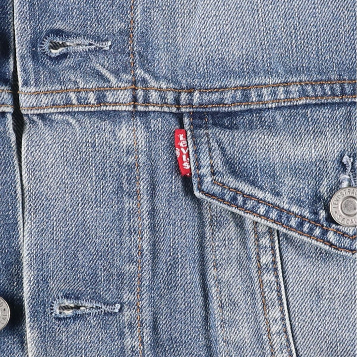 2000'S Levi's 72510-0006 Euro Model Denim Jacket, Men's Size L cotton blue type Vintage Second Hand
