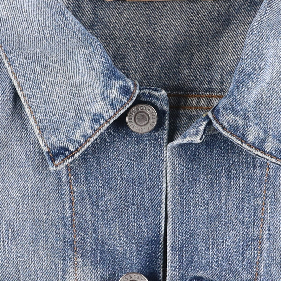 2000'S Levi's 72510-0006 Euro Model Denim Jacket, Men's Size L cotton blue type Vintage Second Hand