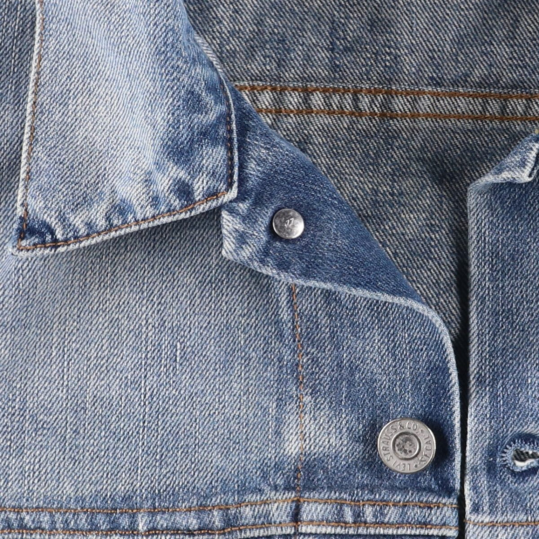 2000'S Levi's 72510-0006 Euro Model Denim Jacket, Men's Size L cotton blue type Vintage Second Hand
