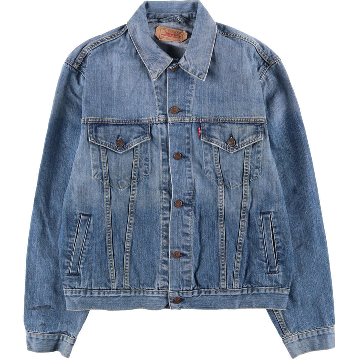 Levi's 70550-0439 Euro Model Denim Jacket, G-Jean, Men's Size L cotton blue type Vintage Second Hand