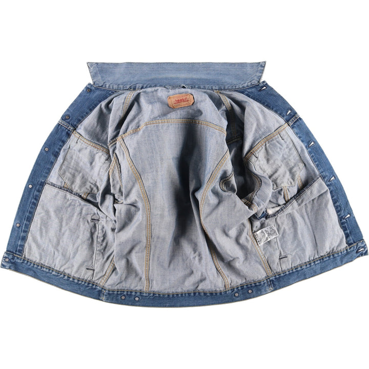 Levi's 70550-0439 Euro Model Denim Jacket, G-Jean, Men's Size L cotton blue type Vintage Second Hand