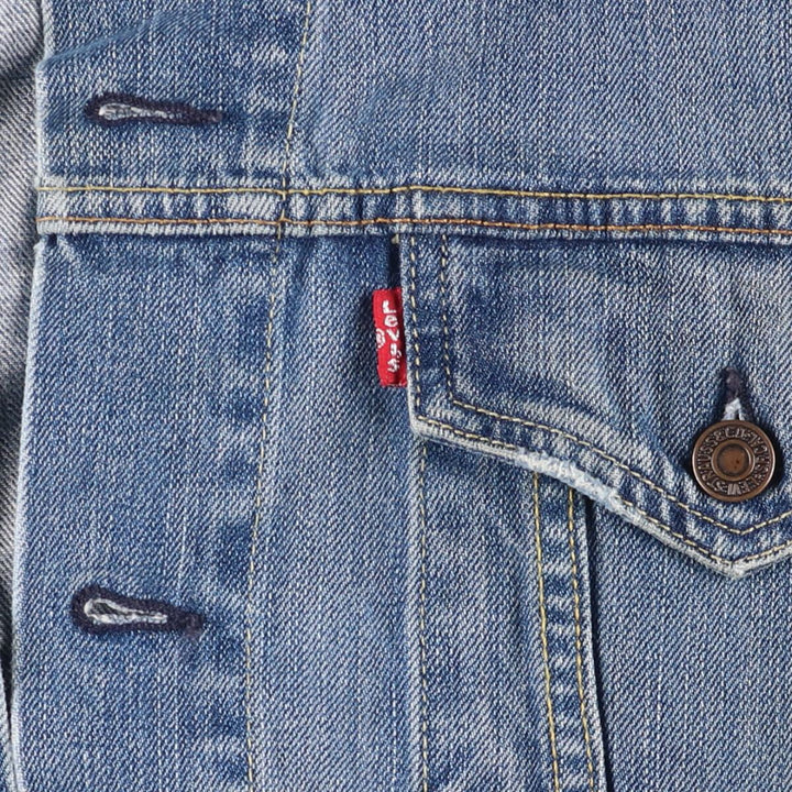 Levi's 70550-0439 Euro Model Denim Jacket, G-Jean, Men's Size L cotton blue type Vintage Second Hand