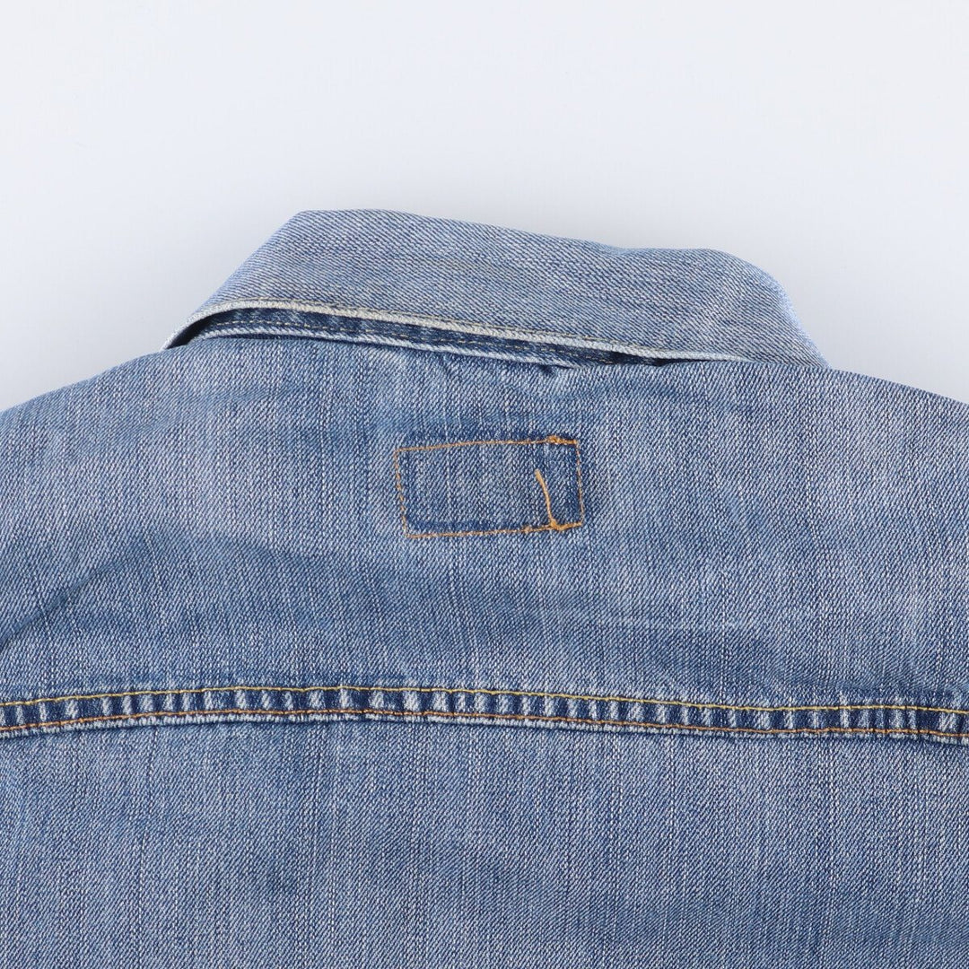Levi's 70550-0439 Euro Model Denim Jacket, G-Jean, Men's Size L cotton blue type Vintage Second Hand
