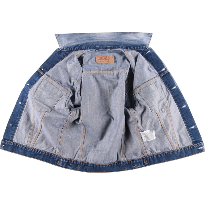 2000'S Levi's 70500-0485 Euro Model Denim Jacket, Men's Size L cotton blue type Vintage Second Hand
