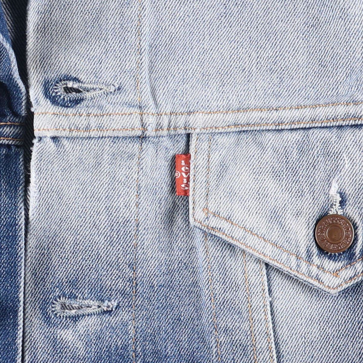 2000'S Levi's 70500-0485 Euro Model Denim Jacket, Men's Size L cotton blue type Vintage Second Hand
