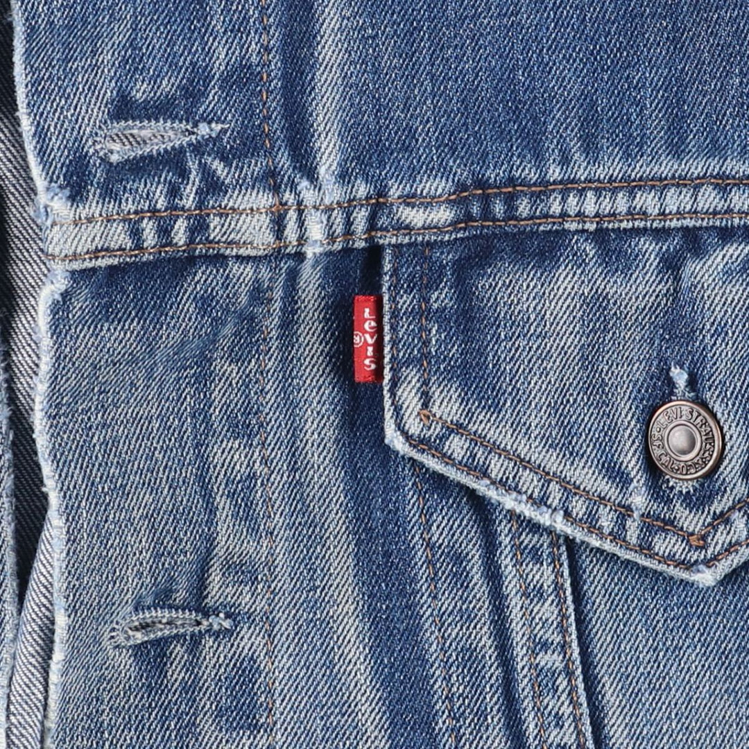 2000'S Levi's 70500-0401 Euro Model Denim Jacket, Men's Size XL cotton blue type Vintage Second Hand