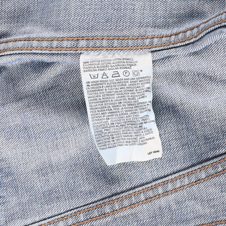 2000'S Levi's 70500-0401 Euro Model Denim Jacket, Men's Size XL cotton blue type Vintage Second Hand