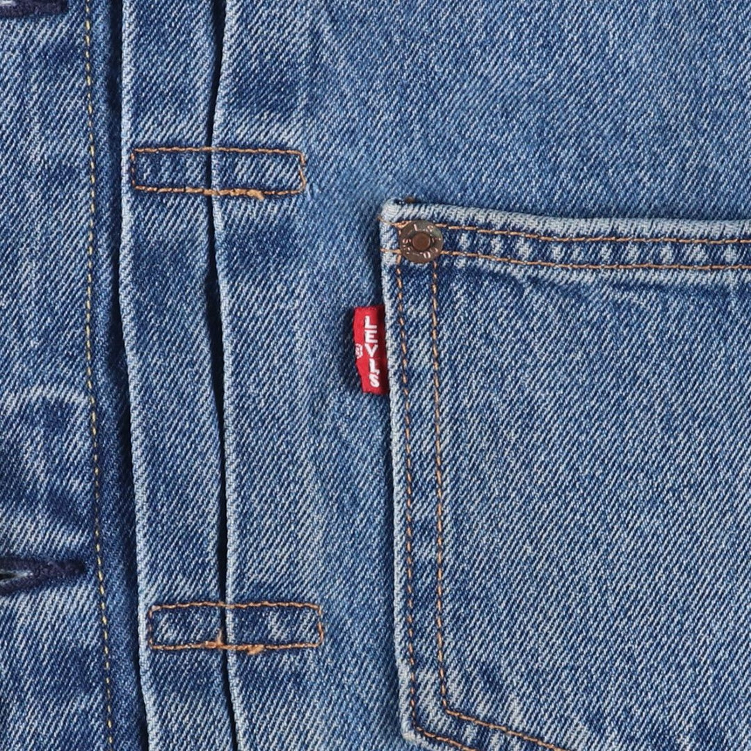 Levi's denim jacket, men's size S cotton blue type Vintage Second Hand