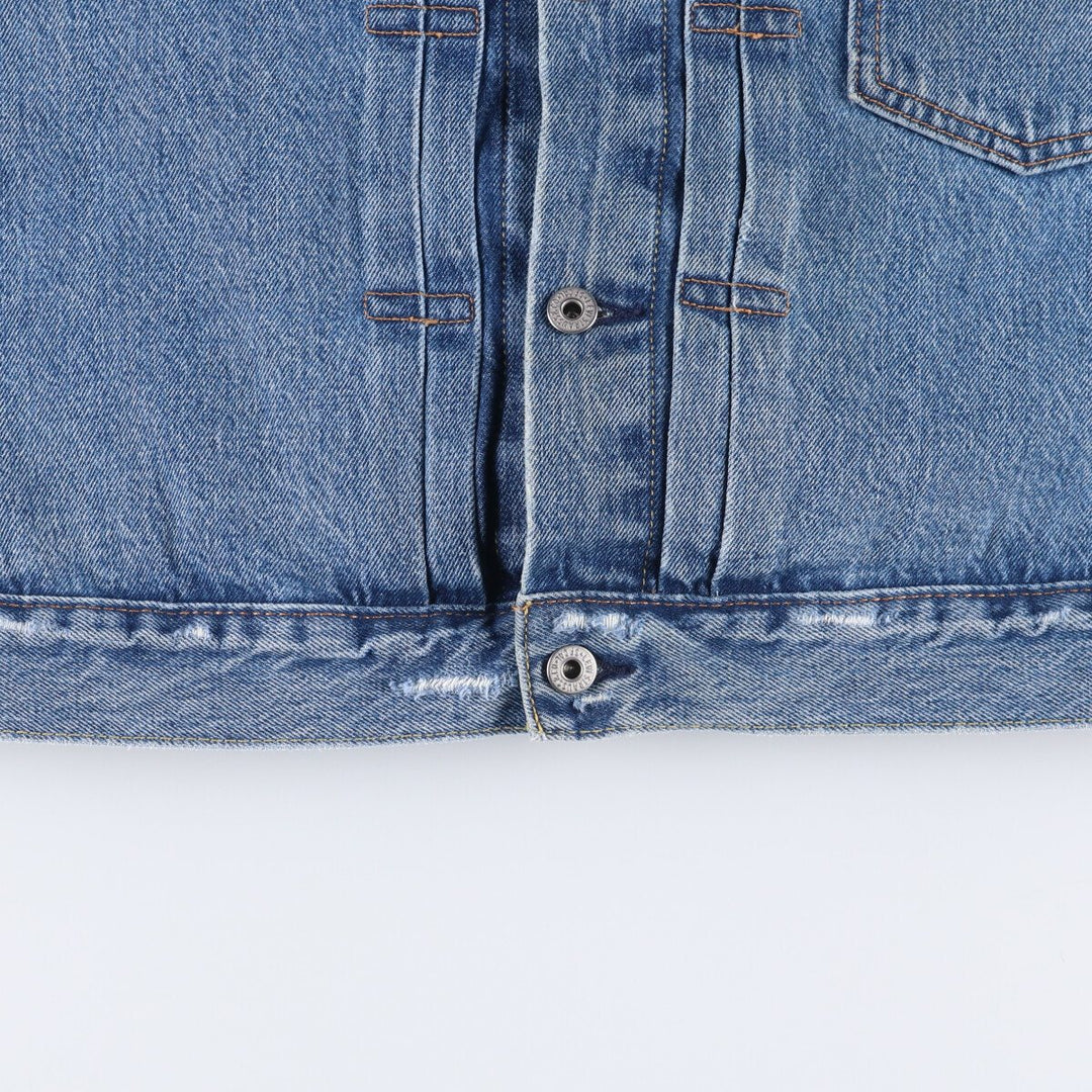 Levi's denim jacket, men's size S cotton blue type Vintage Second Hand