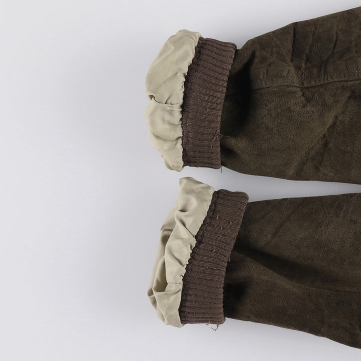 Vintage 1970'S Brimaco suede leather jacket, size L, men's unclear brown type Vintage Second Hand