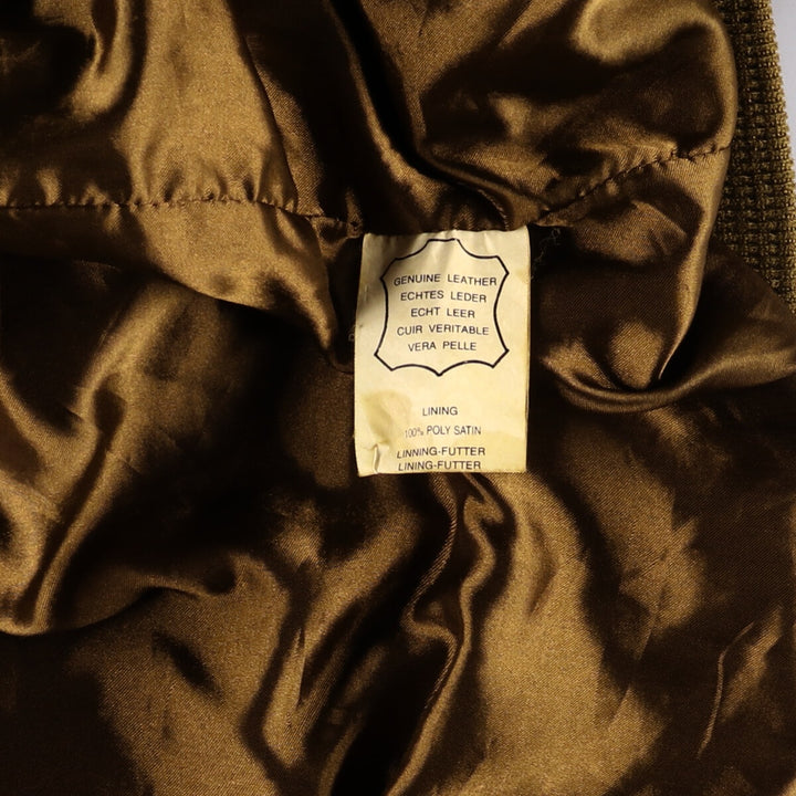 Suede leather jacket, men's size M Genuine Leather Suede Leather brown type Vintage Second Hand