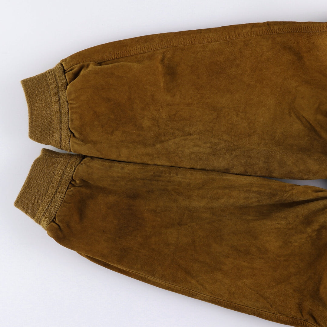 Suede leather jacket, men's size M Genuine Leather Suede Leather brown type Vintage Second Hand