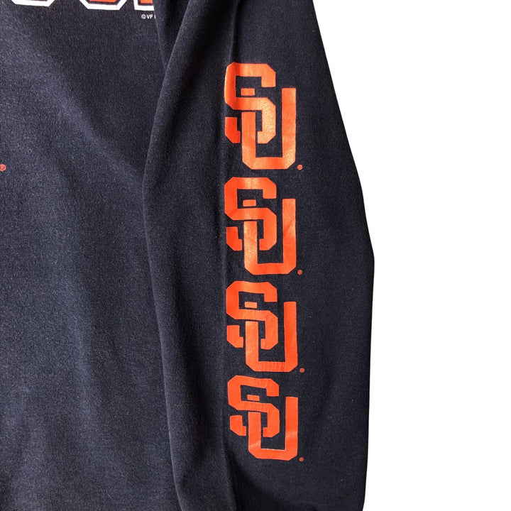 Vintage 90'S Lee SPORT College Long Sleeve T-Shirt, Men's XL cotton navy blue type Vintage Second Hand