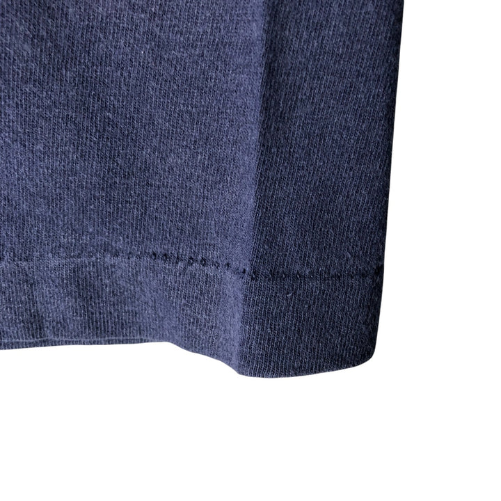 90'S Fruit of the Loom long-sleeved T-shirt, Made in USA, Men's Size Medium cotton navy blue type Vintage Second Hand